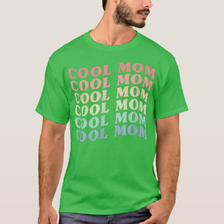 Retro Vintage Coole Mama Cool Mama Muttertag Ehefr T-Shirt