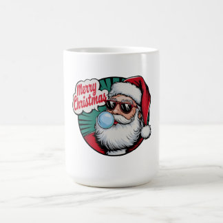 Retro Vintage Cooler Weihnachtsmann Weihnachten Kaffeetasse