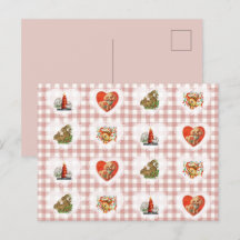 Retro Vintage Coquette Babytier Gingham