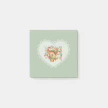 Retro Vintage Coquette Pastell-Baby-Tiere Hirsche