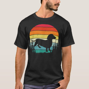 Retro Vintage Dackel Hund Lover Geschenk Männer Fr T-Shirt