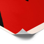 Retro Vintage dänische belle époque Zeitungsanzeig Poster (Ecke)