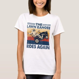 Retro Vintage Der Rasen-Ranger Reitet Wieder T-Shirt
