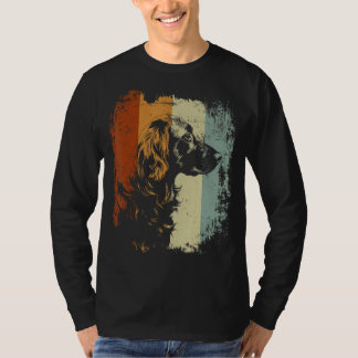 Retro Vintage Design English Setter Dog T-Shirt