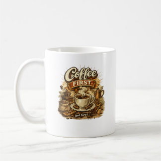 Retro-Vintage-Design für Kaffeeliebhaber Kaffeetasse