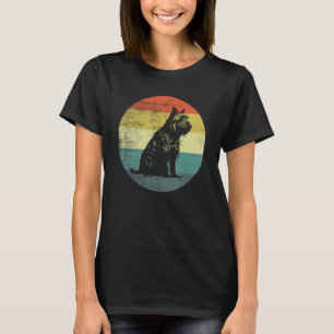 Retro Vintage Design Glen des Terrier Hundes T-Shirt