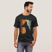 Retro Vintage Design Italian Greyhound Dog T-Shirt (Vorne ganz)
