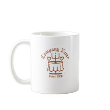 Retro-Vintage-Diner-Liebe-Tisch-Braun-Symbol