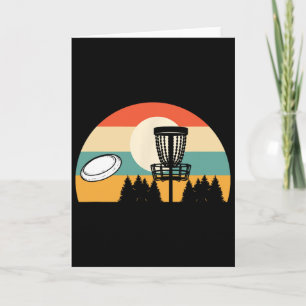 Retro Vintage Disc Golf _3 Karte