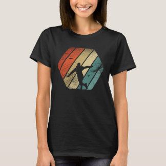 Retro-Vintage Disc Golf Player-Sportarten T-Shirt
