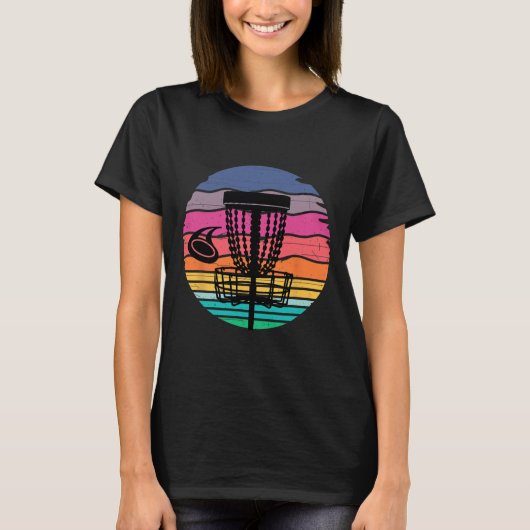 Retro Vintage Disc Golf Shirts Disc Golf Bekleidun (Vorderseite)