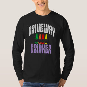Retro-Vintage-Einfahrt-Trinker Biertrinken Für M T-Shirt
