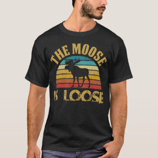 Retro Vintage Elch Ist Lose Lustiger Elch T-Shirt