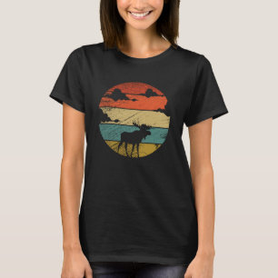 Retro Vintage Elch und süße Tier T-Shirt