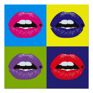 Retro Vintage Elegant Chic Hipster Pop Art Poster