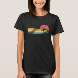Retro Vintage Emu Vogel Ornithologie Vogel Vogelbe T-Shirt