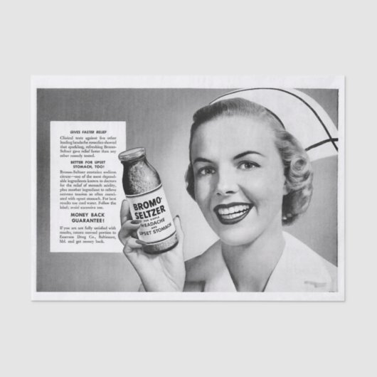 Retro Vintage Entdeckungsreise Kunst Seidenpapier (Vorderseite)