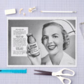 Retro Vintage Entdeckungsreise Kunst Seidenpapier (Handwerk)