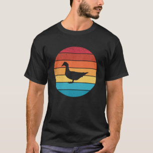 Retro Vintage Ente und süße Tier 7 T-Shirt