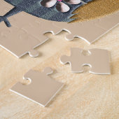 Retro Vintage Eule Puzzle (Seite)