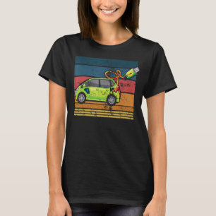 Retro Vintage EVV ist eine elektrische Ladestation T-Shirt