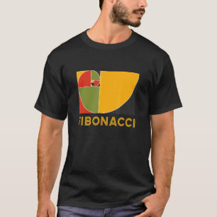 Retro Vintage Farben Abstrakt Golden Ratio Fibonac T-Shirt