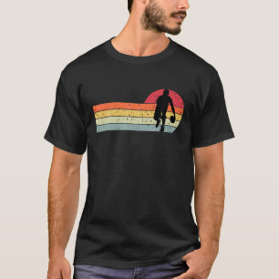 Retro Vintage Farben Basketball Lustiger Basketb T-Shirt