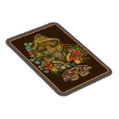 Retro Vintage Farben Pilz & Modekunst Magnet (Rechte Seite)