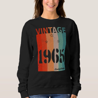 Retro Vintage Feier 1965 Geburtstag Sweatshirt