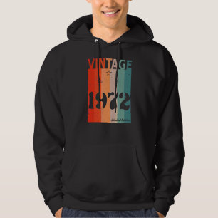 Retro Vintage Feier 1972 Geburtstag Hoodie