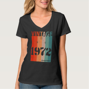 Retro Vintage Feier 1972 Geburtstag T-Shirt
