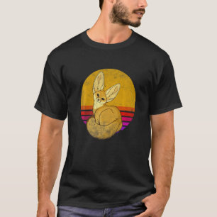 Retro Vintage Fennec Fuchs Süße Füchse   T-Shirt