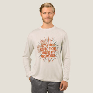 Retro-Vintage-Feuerwerk-Humor-Grafik-T-Shirt für Tri-Blend Shirt