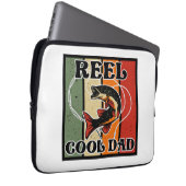Retro Vintage Fischerei Rollen Cooler Vater Fische Laptopschutzhülle (Vorne Rechts)