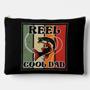 Retro Vintage Fischerei Rollen Cooler Vater Fische Zubehörtasche