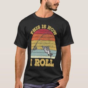 Retro Vintage Fischerei So spiele ich T-Shirt