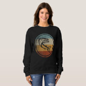 Retro Vintage Fishing Barracuda Fish Sweatshirt (Vorne ganz)