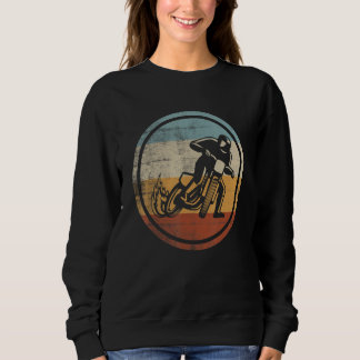 Retro Vintage Flat Track Racing Sweatshirt