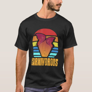 Retro Vintage Fleischfressende Pflanze Botanik G T-Shirt