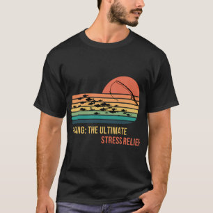 Retro-Vintage-Fliegenfischen T-Shirt