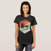 Retro Vintage Fly Fliegen Köder T-Shirt (Vorne ganz)