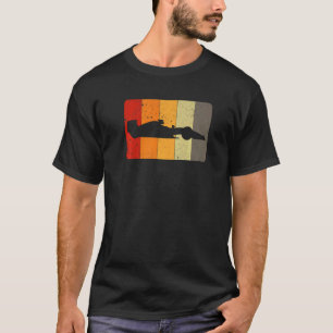 Retro Vintage Formelrennwagen Rennwagen Rennfahrer T-Shirt