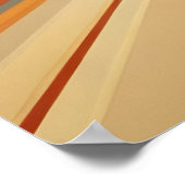 Retro-Vintage-Frau Poster (Ecke)