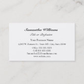 Retro Vintage Frauen-stilvolle Mode-Kleiderhüte Visitenkarte (Rückseite)