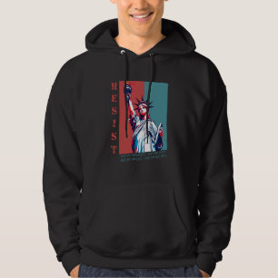 Retro Vintage Freiheitsstatue 2025 Widerstehen Hoodie