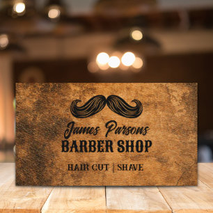 Retro Vintage-Friseur-Stil Friseur-Salon Visitenkarte