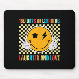 Retro Vintage Frohe 100 Tage Schule Für Kinder An Mousepad