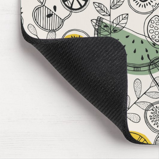 Retro Vintage Fruchtmuster Mousepad (Ecke)