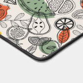 Retro Vintage Fruchtmuster Schreibtischunterlage (Ecke)
