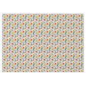 Retro Vintage Fruchtmuster Tischdecke (Vorderseite (Horizontal))